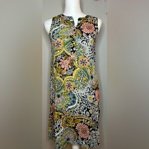 LOFT Floral Paisley Midi Dress - Multicolor, Women’s, Size Small